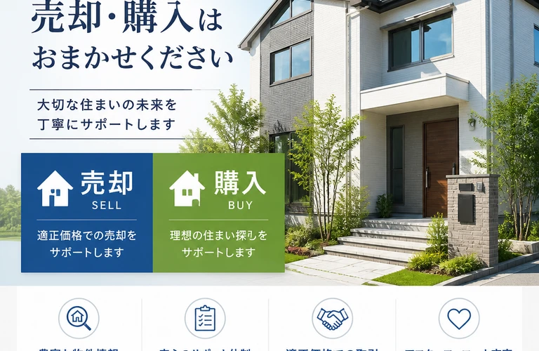 自宅売却と住み替えをスムーズに実現する！早期買取サービスを提供｜愛媛県松山市の不動産なら株式会社アロー不動産