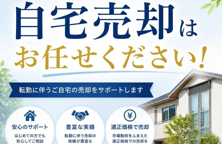 転勤による自宅売却！短期間での現金化｜愛媛県松山市の不動産なら株式会社アロー不動産