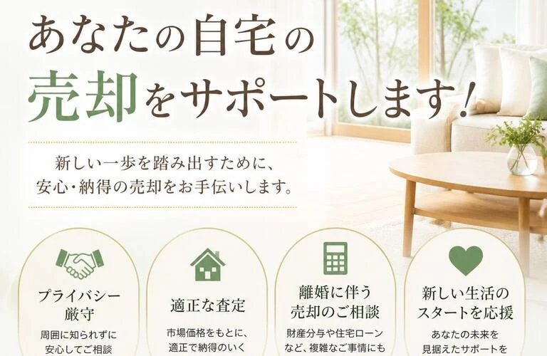 離婚でお悩みの方へ！あなたの自宅売却を全力サポートします｜愛媛県松山市の不動産なら株式会社アロー不動産