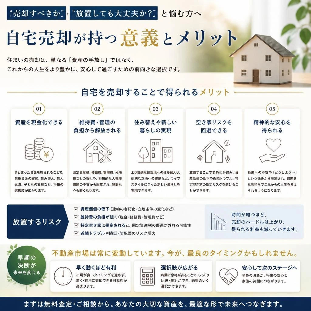 自宅売却の必要性