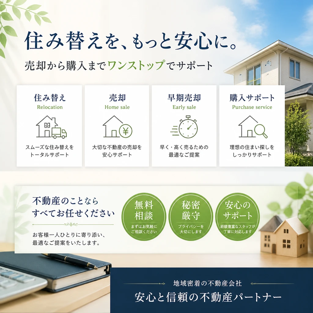 転勤時の自宅売却をサポートします！