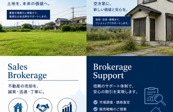 空き地・空き家の売却！当社の安心仲介サポート｜愛媛県松山市の不動産なら株式会社アロー不動産