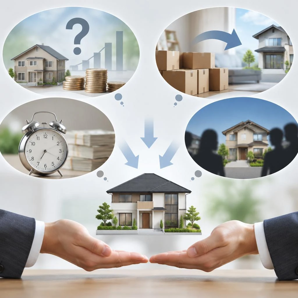 住み替えの計画、こんなお悩みはありませんか？